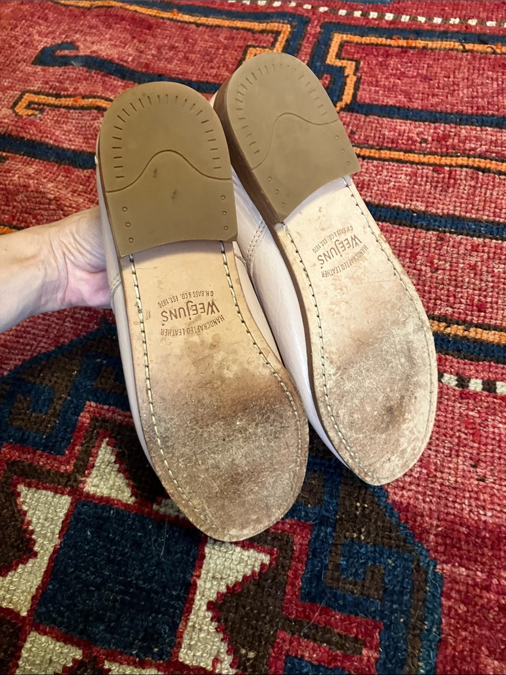 Clark’s weejuns Winnie Pink Leather Tassel Oxford 9 - Picture 10 of 11